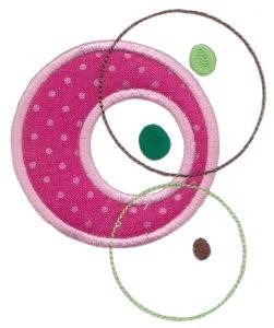 Picture of Circles Applique Machine Embroidery Design