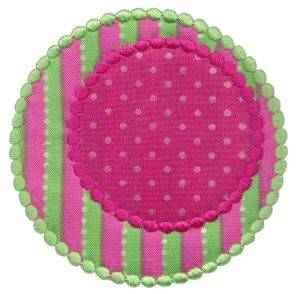 Picture of Circles Applique Machine Embroidery Design