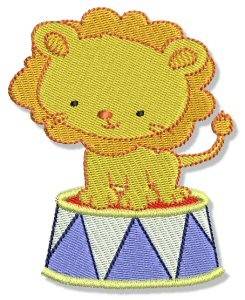 Picture of Circus Lion Machine Embroidery Design