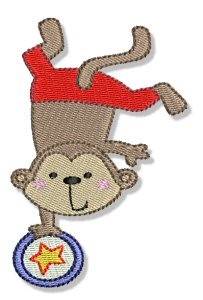 Picture of Circus Monkey Machine Embroidery Design