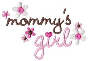 Picture of Mommys Girl Machine Embroidery Design