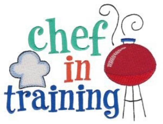 Picture of Chef In Training Machine Embroidery Design