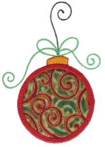 Picture of Applique Ornament Machine Embroidery Design