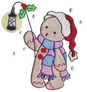 Picture of Gingerbread Christmas Machine Embroidery Design