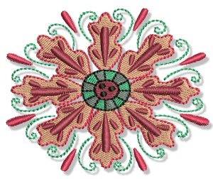 Picture of Floral Bloom Machine Embroidery Design