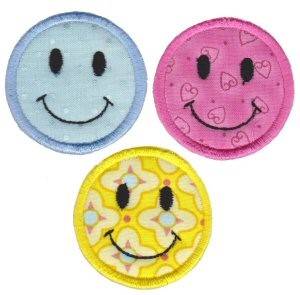 Picture of Applique Smiley Machine Embroidery Design
