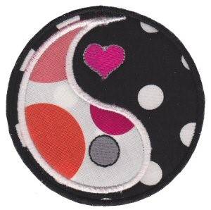 Picture of Yin Yang Applique Machine Embroidery Design