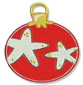 Picture of Christmas Ornament Machine Embroidery Design