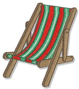 Picture of Beach Chair Machine Embroidery Design