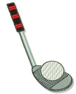 Picture of Golf Club & Ball Machine Embroidery Design