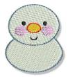 Picture of Snow Man Machine Embroidery Design