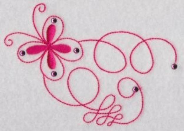 Picture of Swirled Machine Embroidery Design