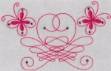Picture of Swirled  Butterflies Machine Embroidery Design