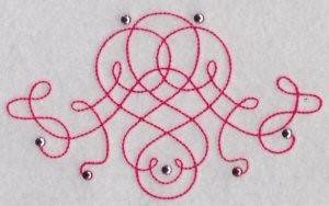 Picture of Decor Swirls Machine Embroidery Design