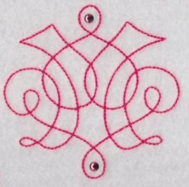 Picture of Scrolls Machine Embroidery Design