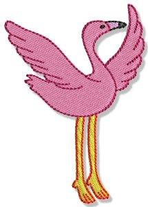 Picture of Flamingo Wings Machine Embroidery Design