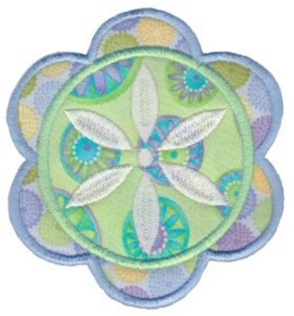 Picture of Applique Bloom Machine Embroidery Design