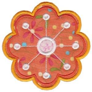Picture of Blossom Applique Machine Embroidery Design