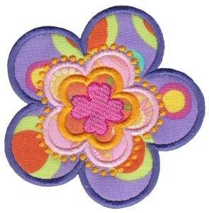 Picture of Blossom Applique Machine Embroidery Design