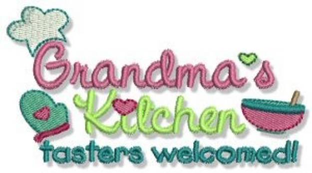 Picture of Grandmas Kitchen Machine Embroidery Design