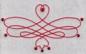 Picture of Swirly Decor Machine Embroidery Design