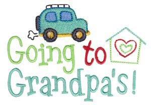 Picture of Going To Grandpas Machine Embroidery Design