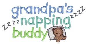 Picture of Napping Buddy Machine Embroidery Design