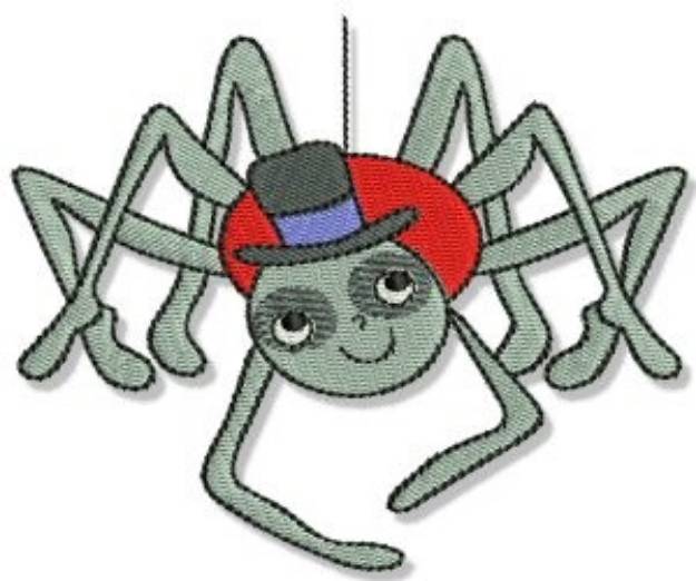 Picture of Cartoon Spider Machine Embroidery Design