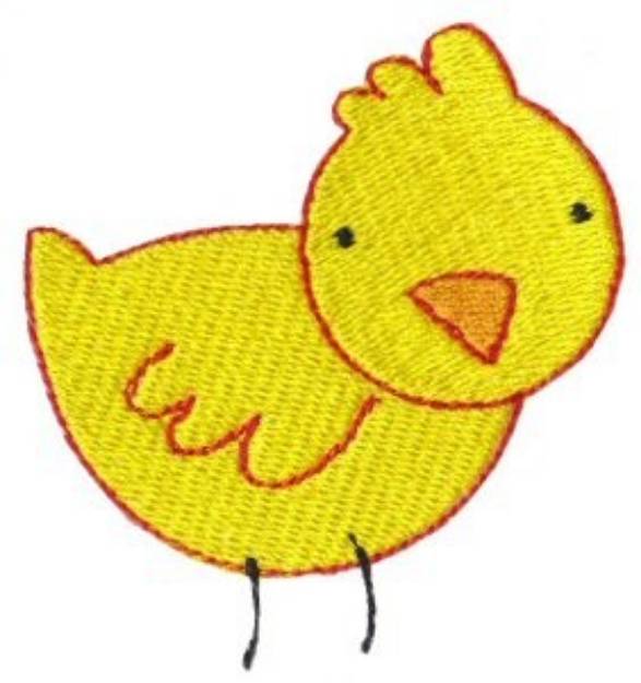 Picture of Old MacDonald Chick Machine Embroidery Design