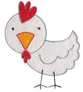 Picture of Old MacDonald Rooster Machine Embroidery Design