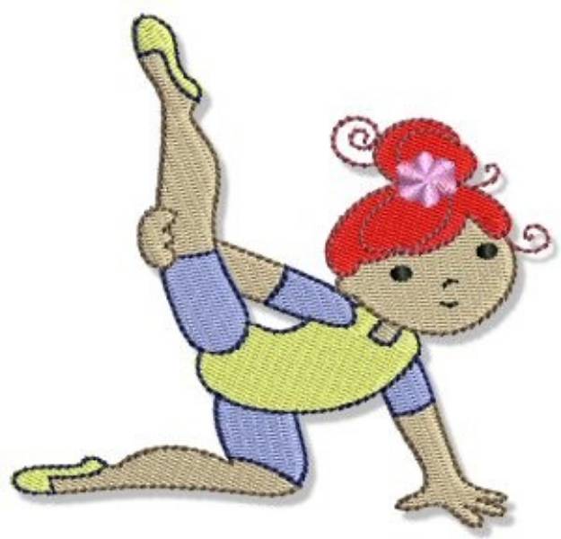 Picture of Little Gymnast Machine Embroidery Design