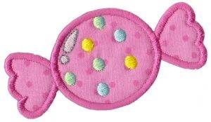 Picture of Pink Candy Applique Machine Embroidery Design