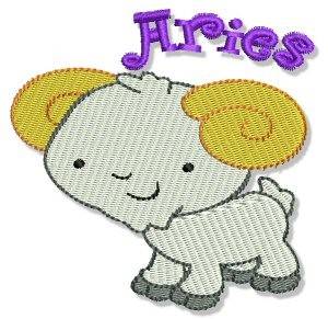 Picture of Aries Ram Machine Embroidery Design