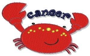 Picture of Cancer Crab Machine Embroidery Design