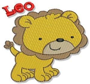 Picture of Leo Lion Machine Embroidery Design