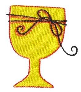 Picture of Kitchen Egg Cup Machine Embroidery Design