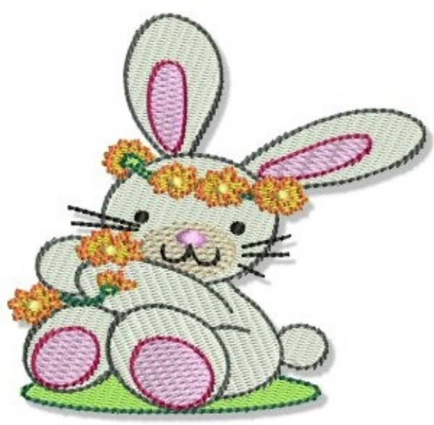 Picture of Daisy Chain Bunny Machine Embroidery Design