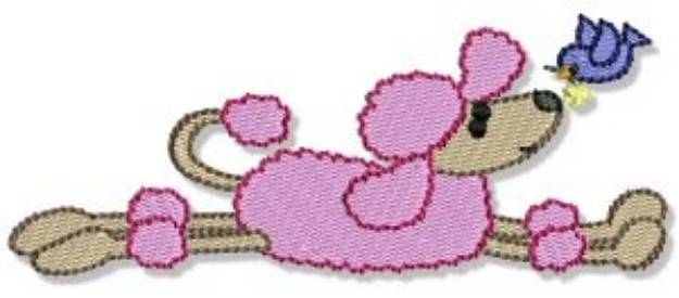 Picture of Playful Poodle Machine Embroidery Design