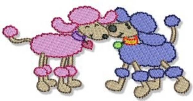 Picture of Poodle Pals Machine Embroidery Design