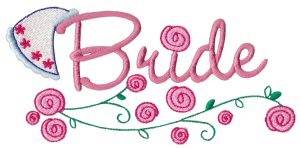 Picture of Bride & Roses Machine Embroidery Design