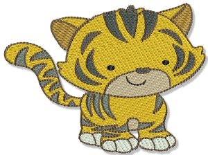 Picture of Mighty Jungle Tiger Machine Embroidery Design
