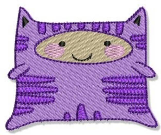 Picture of Lil Cat Monster Machine Embroidery Design
