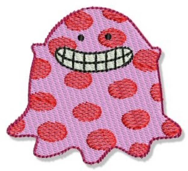 Picture of Lil Polka Dot Monster Machine Embroidery Design