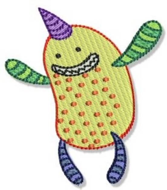 Picture of Lil Party Monster Machine Embroidery Design