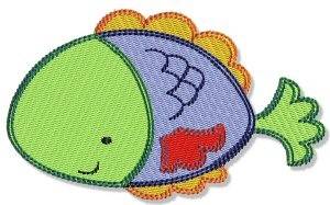 Picture of Sea Fish Machine Embroidery Design
