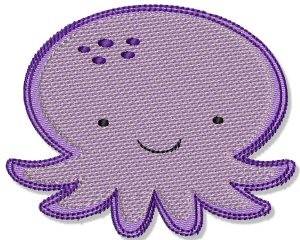 Picture of Sea Octopus Machine Embroidery Design