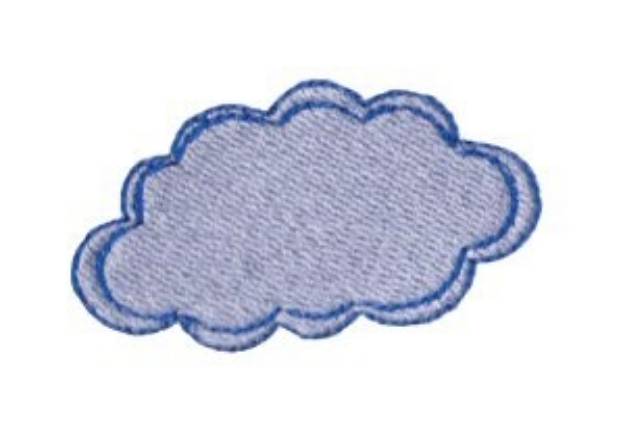 Picture of Dinky Doodle Cloud Machine Embroidery Design