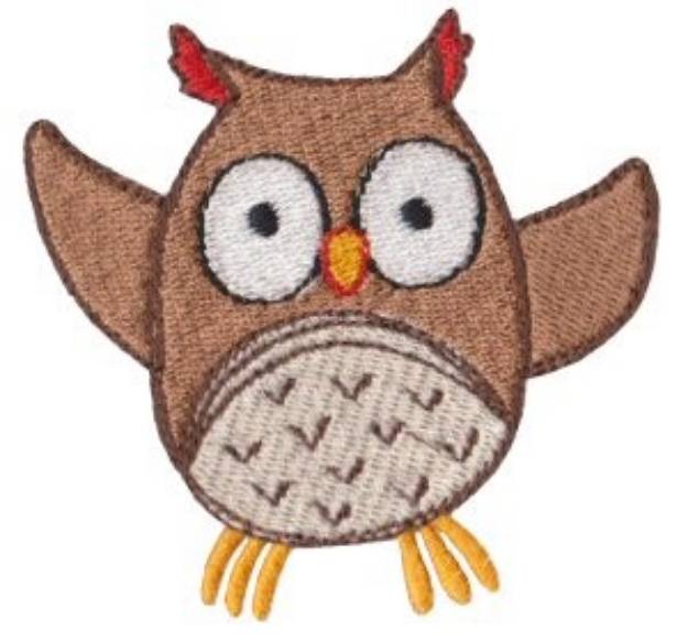 Picture of Dinky Doodle Owl Machine Embroidery Design