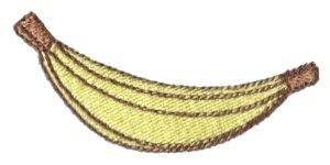 Picture of Dinky Doodle Banana Machine Embroidery Design