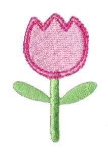 Picture of Dinky Doodle Tulip Machine Embroidery Design
